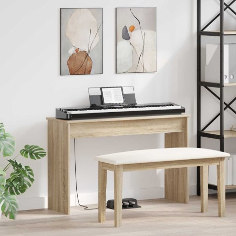 VidaXL Stojak na keyboard Dąb Sonoma 100 x 32 x 64 cm
