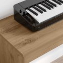 VidaXL Stojak na keyboard Dąb rzemieślniczy 100 x 32 x 64 cm