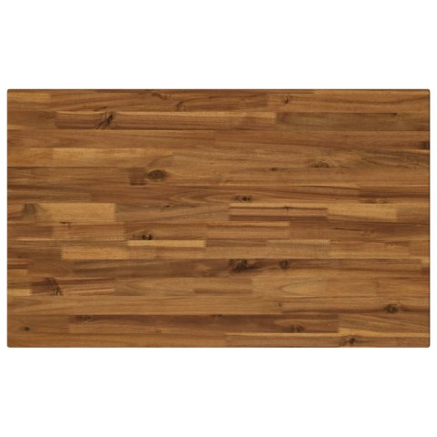 VidaXL 110 x 55 x 75 cm Lite Drewno Akacji Naturalne i białe