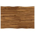 VidaXL 110 x 55 x 75 cm Lite Drewno Akacji Naturalny i czarny
