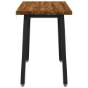 VidaXL 110 x 55 x 75 cm Lite Drewno Akacji Naturalny i czarny