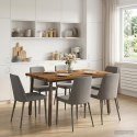 VidaXL 110 x 55 x 75 cm Lite Drewno Akacji Naturalny i kawowy