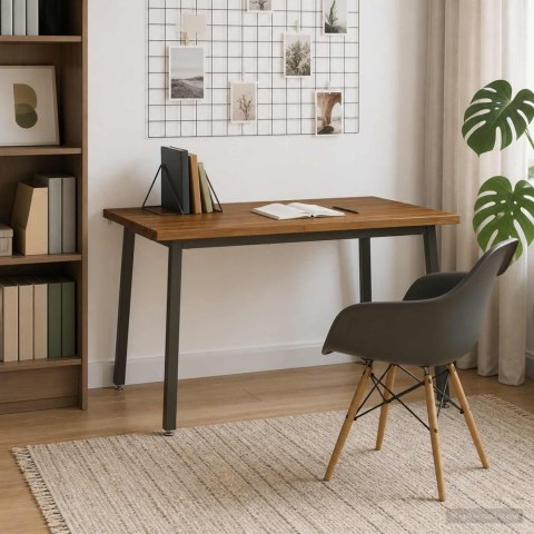 VidaXL 110 x 55 x 75 cm Lite Drewno Akacji Naturalny i kawowy