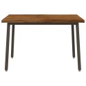 VidaXL 120 x 70 x 75 cm Lite Drewno Akacji Naturalny i kawowy