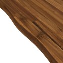 VidaXL 120 x 70 x 75 cm Lite Drewno Akacji Naturalny i kawowy