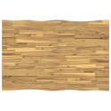 VidaXL 120 x 80 x 75 cm Lite Drewno Akacji Biały Prostokątny