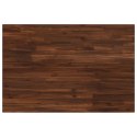 VidaXL 120 x 80 x 75 cm Lite Drewno Akacji Ciemnobrązowy i czarny