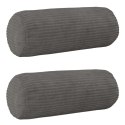 POSZEWKA NA PODUSZKĘ 2 PCS HEERLEN CIEMNOSZARY Ø 15 X 40 CM