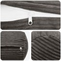 POSZEWKA NA PODUSZKĘ 2 PCS HEERLEN CIEMNOSZARY Ø 15 X 40 CM