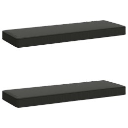 VidaXL Poduszki na ławkę 2-częściowe VUGHT 2 pcs 100% poliester