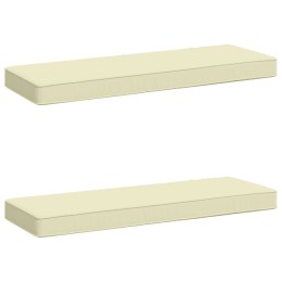 VidaXL Poduszki na ławkę 2-częściowe VUGHT 2 pcs 100% poliester