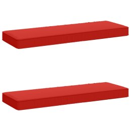 VidaXL Poduszki na ławkę 2-częściowe VUGHT 2 pcs 100% poliester