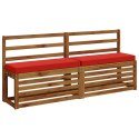 VidaXL Poduszki na ławkę 2-częściowe VUGHT 2 pcs 100% poliester