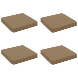 VidaXL Poduszki siedzące 4-częściowe VUGHT 4 pcs 100% poliester