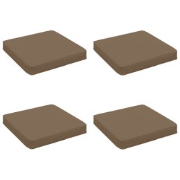 VidaXL Poduszki siedzące 4-częściowe VUGHT 4 pcs 100% poliester