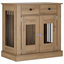 VidaXL Meble na klatkę dla psa Dąb artisan 80 x 47,5 x 80 cm