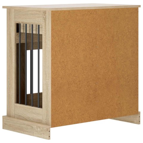 VidaXL Meble na klatkę dla psa dąb Sonoma 80 x 47,5 x 80 cm
