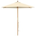 PARASOLKA OGRODOWA Ø 210 X 237 CM LITE DREWNO EUKALIPTUSOWE