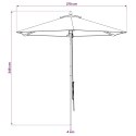 PARASOLKA OGRODOWA Ø 270 X 248 CM LITE DREWNO EUKALIPTUSOWE
