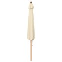 VidaXL Parasolka ogrodowa Ø 300 x 248 cm Lite Drewno Eukaliptusowe