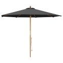 VidaXL Parasolka ogrodowa Ø 300 x 248 cm Lite Drewno Eukaliptusowe