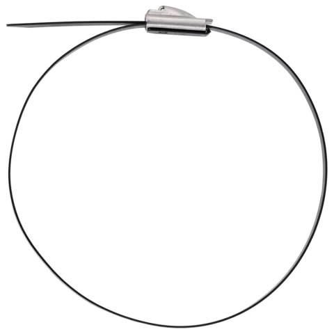 VidaXL Związywacz kablowy 50 szt. 4,6 x 150 mm Czarny