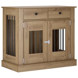 VidaXL Meble na klatkę dla psa Dąb artisan 90 x 47,5 x 80 cm