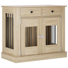 VidaXL Meble na klatkę dla psa dąb Sonoma 90 x 47,5 x 80 cm