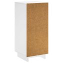 KOMODA BIAŁY 33,5 X 34,5 X 75 CM DREWNO INŻYNIERYJNE