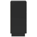 VidaXL Komoda Czarny 33,5 x 34,5 x 75 cm Drewno inżynieryjne