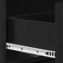 VidaXL Komoda Czarny 33,5 x 34,5 x 75 cm Drewno inżynieryjne
