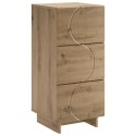 VidaXL Komoda Dąb artisan 33,5 x 34,5 x 75 cm Drewno inżynieryjne