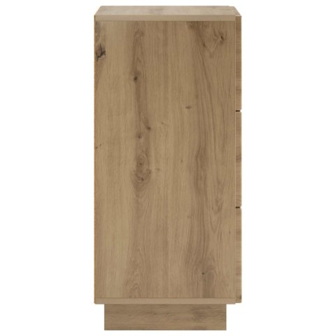 VidaXL Komoda Dąb artisan 33,5 x 34,5 x 75 cm Drewno inżynieryjne
