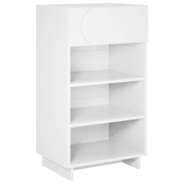 VidaXL Szafka na buty 48 x 38 x 87,5 cm materiał drewnopochodny Biały