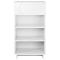 VidaXL Szafka na buty 48 x 38 x 87,5 cm materiał drewnopochodny Biały