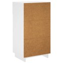 VidaXL Szafka na buty 48 x 38 x 87,5 cm materiał drewnopochodny Biały