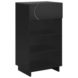 VidaXL Szafka na buty 48 x 38 x 87,5 cm materiał drewnopochodny Czarny