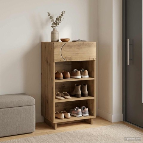 SZAFKA NA BUTY 48 X 38 X 87,5 CM MATERIAŁ DREWNOPOCHODNY