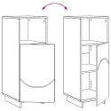 VidaXL Zestaw Szafek Łazienkowych 3 szt. Szary Sonoma