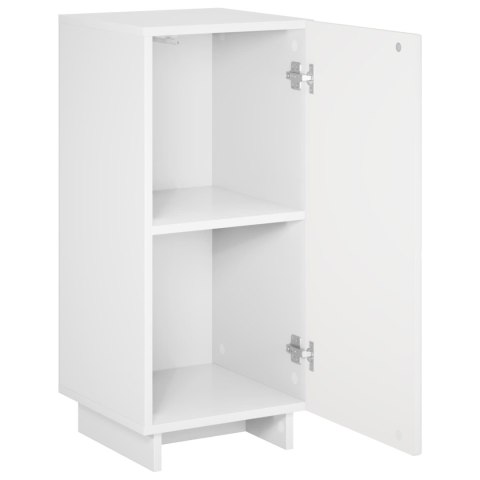 KOMODA BIAŁY 33,5 X 34,5 X 75 CM DREWNO INŻYNIERYJNE