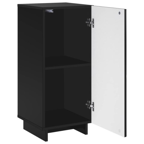 VidaXL Komoda Czarny 33,5 x 34,5 x 75 cm Drewno inżynieryjne