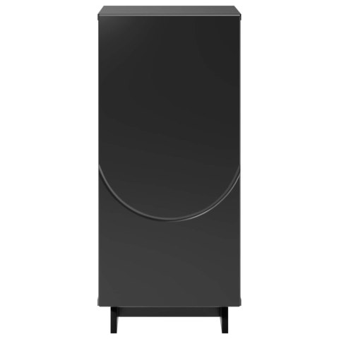 VidaXL Komoda Czarny 33,5 x 34,5 x 75 cm Drewno inżynieryjne
