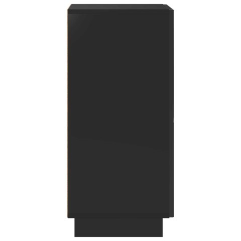 VidaXL Komoda Czarny 33,5 x 34,5 x 75 cm Drewno inżynieryjne