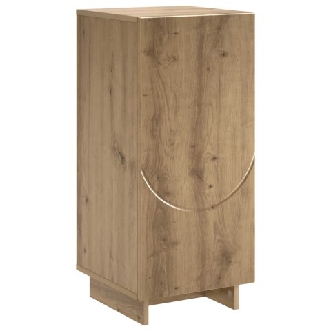 VidaXL Komoda Dąb artisan 33,5 x 34,5 x 75 cm Drewno inżynieryjne