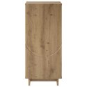 VidaXL Komoda Dąb artisan 33,5 x 34,5 x 75 cm Drewno inżynieryjne