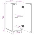 VidaXL Komoda Dąb artisan 33,5 x 34,5 x 75 cm Drewno inżynieryjne