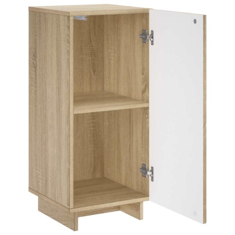KOMODA DĄB SONOMA 33,5 X 34,5 X 75 CM DREWNO INŻYNIERYJNE