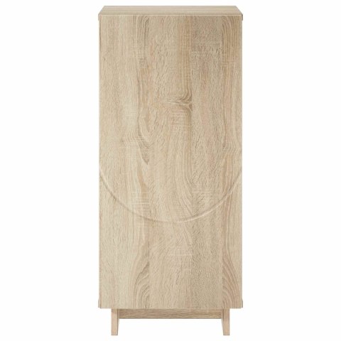 KOMODA DĄB SONOMA 33,5 X 34,5 X 75 CM DREWNO INŻYNIERYJNE