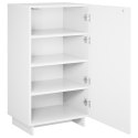 SZAFKA NA BUTY 48 X 38 X 87,5 CM MATERIAŁ DREWNOPOCHODNY BIAŁY