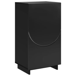 VidaXL Szafka na buty 48 x 38 x 87,5 cm Materiał drewnopochodny Czarny